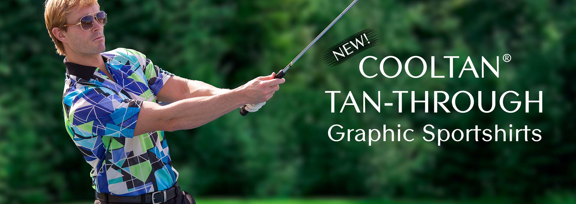 Cooltan graphic tanthrough sportshirts