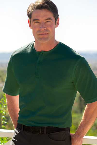 Cooltan Tan Though Sportshirt 2024 Hunter Green Henley