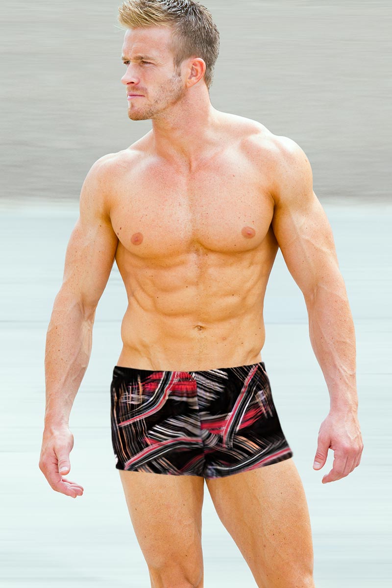 Tan Though green fantasia hipster swim