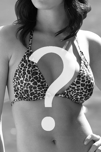 Tan Through Triangle Top Grab Bag